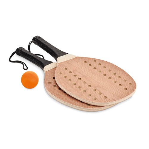 PALAS Set beach tennis en bois de ros - 3