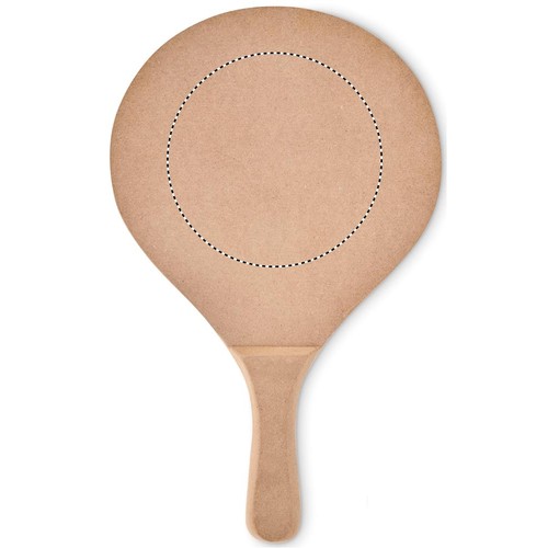 Emplacement de marquage : raquette 2, côté 1