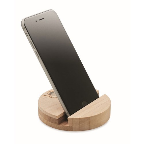 GROW ROUND STAND Support de téléphone en bouleau - 2