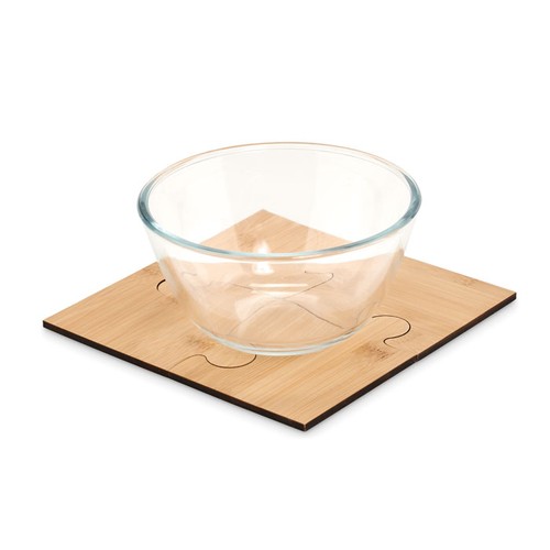 LEPY Lot de 4 sous-verres puzzle - 3