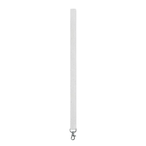 white LANSEE Lanyard papel con semillas