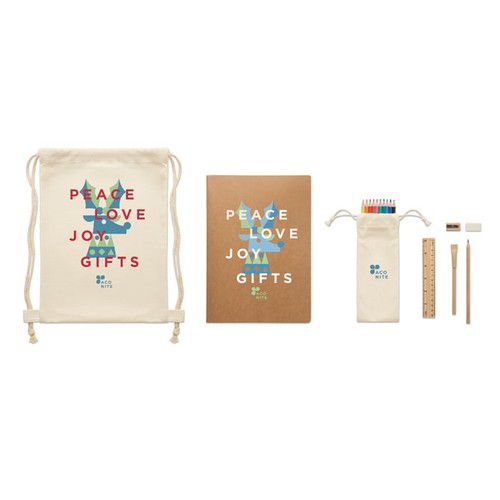 FUNDRAW Set de dibujo infantil en bolsa