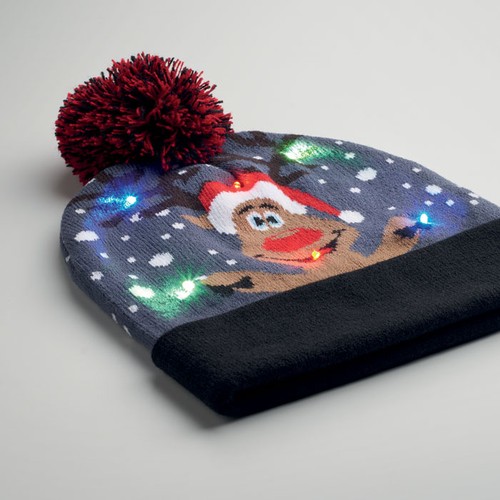 SHIMAS LIGHT Bonnet de Noël tricoté avec LED - 4