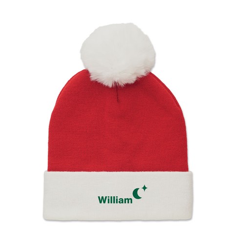 MENSA Bonnet de Noël tricoté - 3