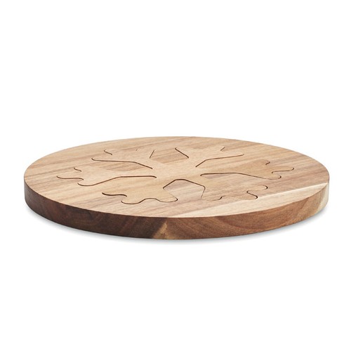 SCAGLIA 2 dessous de plat en d'acacia - 2