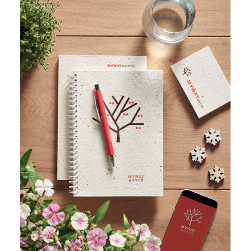 SEED BOOK Carnet A5 couv. papier semence - 5