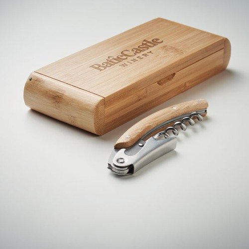 madera SONO Abridor de camarero bambú