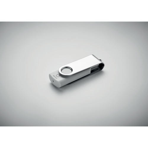 white TECHMATE RABS USB 16G de ABS reciclado