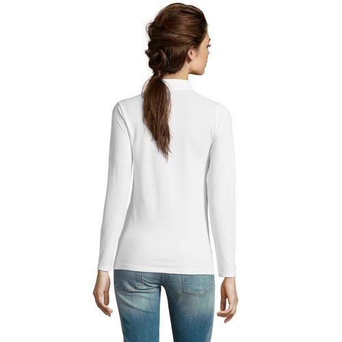 white PERFECT LSL WOMEN PERFECT LSL POLO DE MUJER