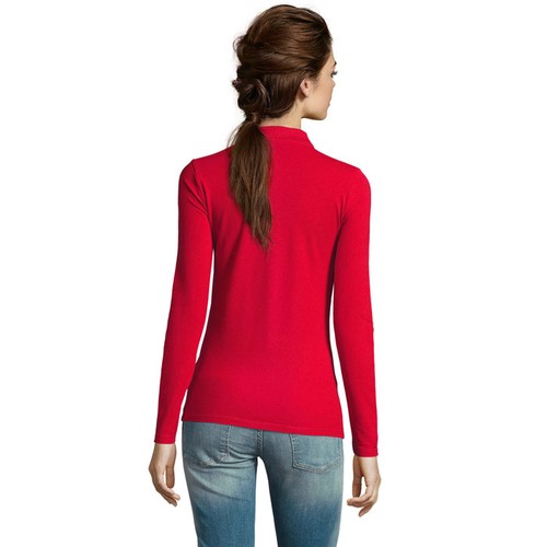 red PERFECT LSL WOMEN PERFECT LSL POLO DE MUJER
