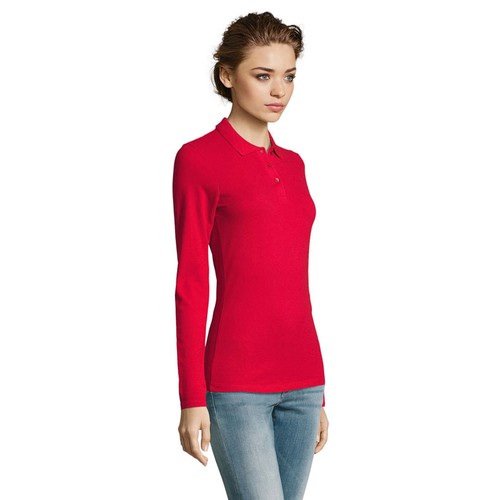 red PERFECT LSL WOMEN PERFECT LSL POLO DE MUJER