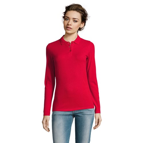 red PERFECT LSL WOMEN PERFECT LSL POLO DE MUJER
