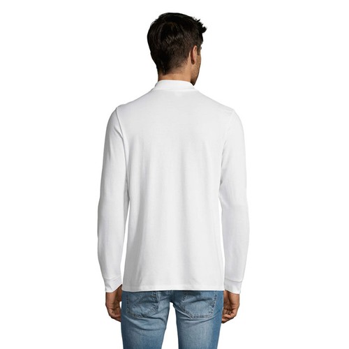 white PERFECT LSL MEN PERFECT MEN LSL POLO 180g