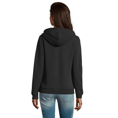 black SPIKE WOMEN HOOD MUJER 280gr