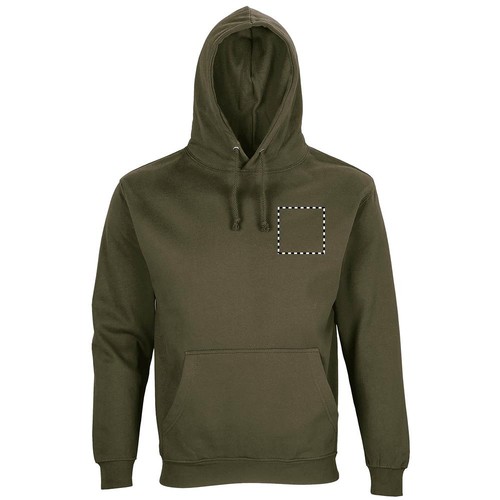 Emplacement de marquage : poitrine