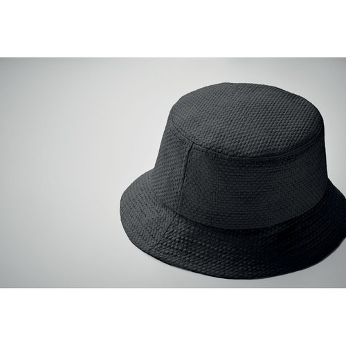 black BILGOLA+ Sombrero de paja de papel