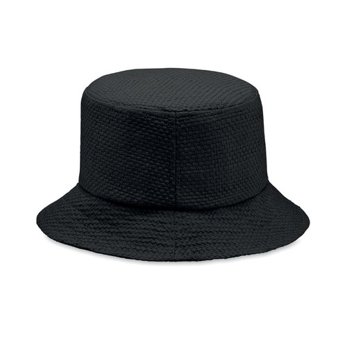 black BILGOLA+ Sombrero de paja de papel