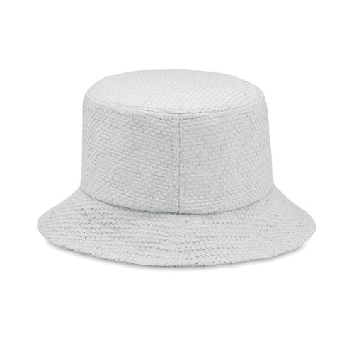 white BILGOLA+ Sombrero de paja de papel