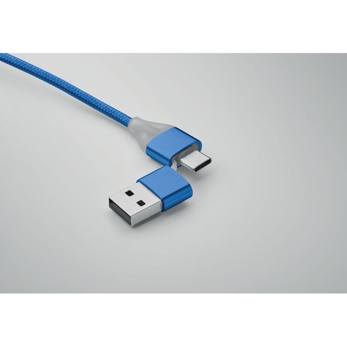 azulón BLUE Cable de carga 4 en 1 tipo C