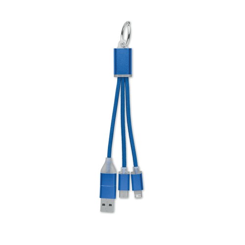 azulón BLUE Cable de carga 4 en 1 tipo C