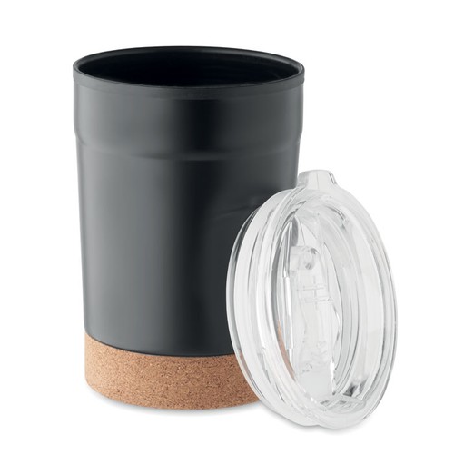 black NOMU Vaso doble pared 300ml