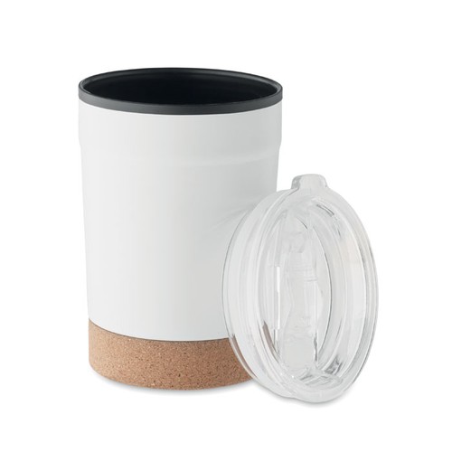 white NOMU Vaso doble pared 300ml