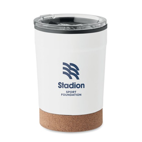 white NOMU Vaso doble pared 300ml