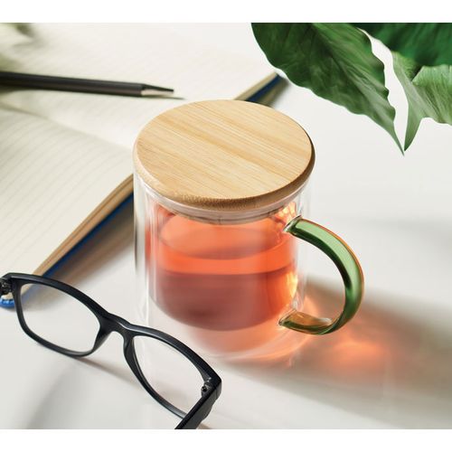 FARBI Taza borosilicato doble pared