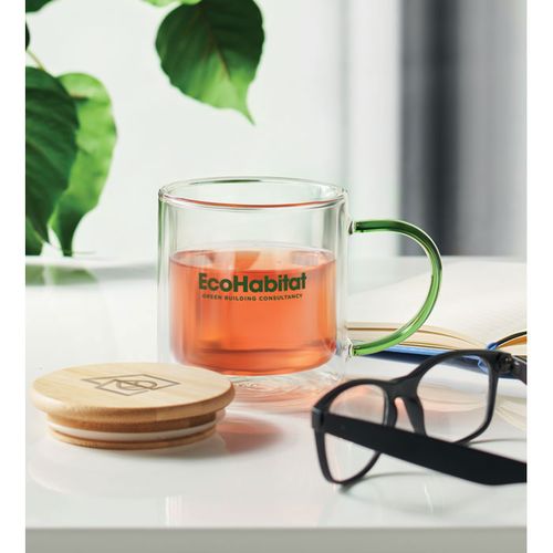 FARBI Taza borosilicato doble pared