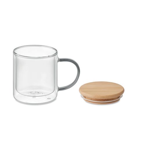 FARBI Taza borosilicato doble pared