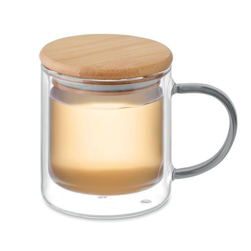 FARBI Taza borosilicato doble pared