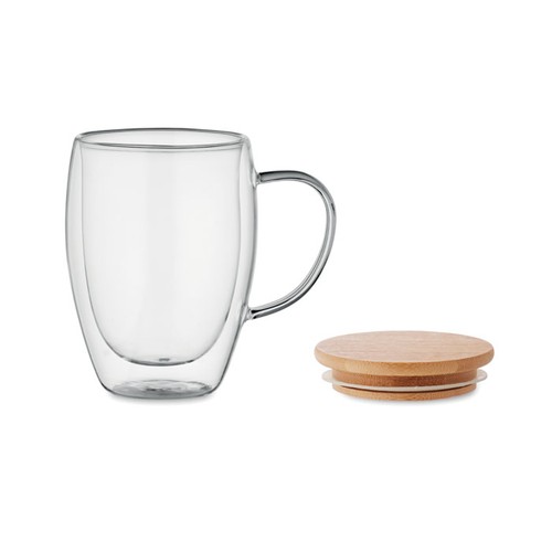 TIROL Mug en verre double paroi 350ml - 2