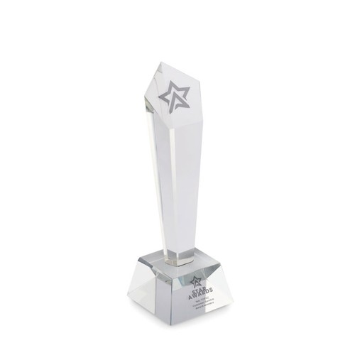 DIAWARD Trofeo de cristal con caja