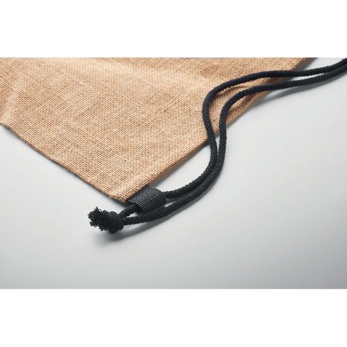 FUKURO Sac à cordon en jute - 5