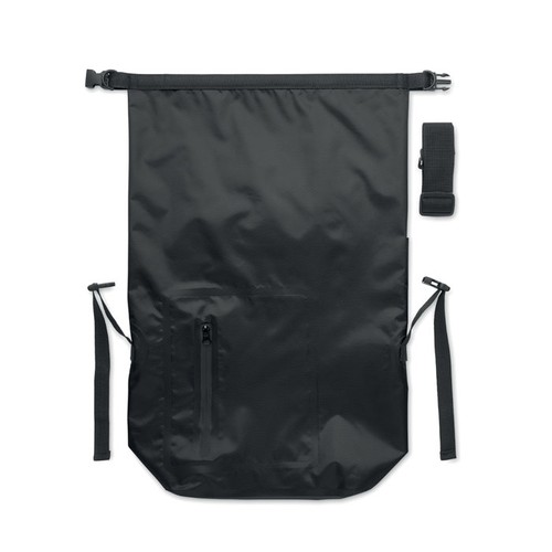 black SCUBAROLL Mochila impermeable RPET 210D