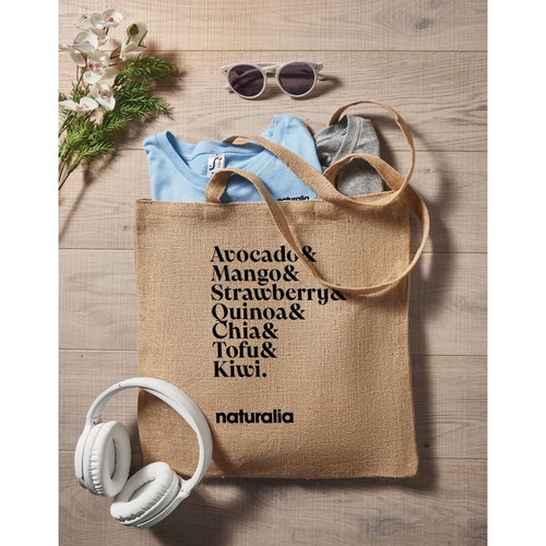 ZOLANG Sac shopping en jute - 4