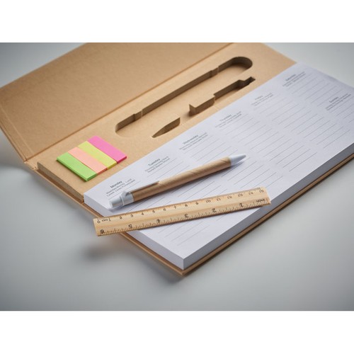 MEMWEEK Planificador semanal de mesa