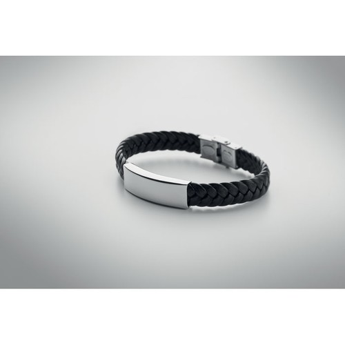 FAULET Bracelet tressé en simili cuir - 5