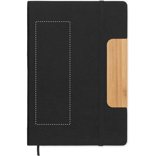 Emplacement de marquage : sur le devant du carnet
