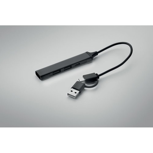 CURRENT Hub USB 4 ports 19 cm - 6