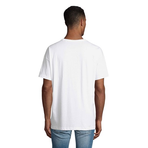 white BOXY MEN H CAMISETA OVERSIZE