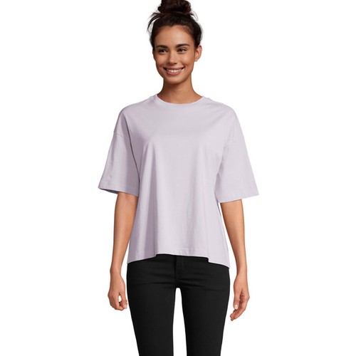 lila BOXY WOMEN BOXY M CAMISETA OVERSIZE