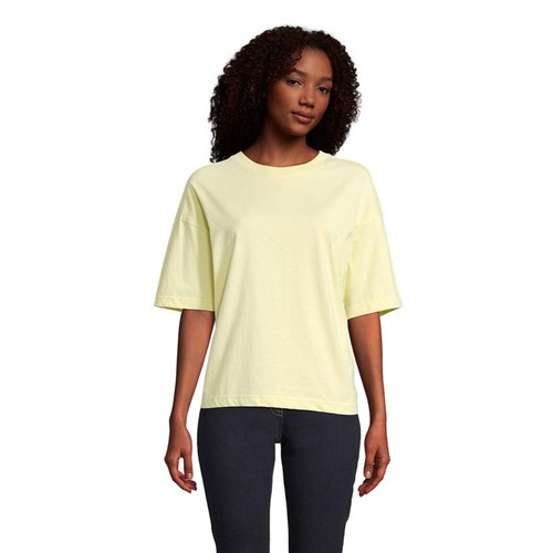 amarillo claro BOXY WOMEN BOXY M CAMISETA OVERSIZE