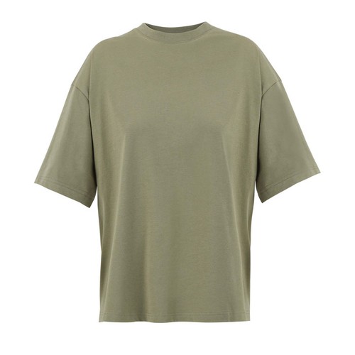 kaki BOXY WOMEN BOXY M CAMISETA OVERSIZE