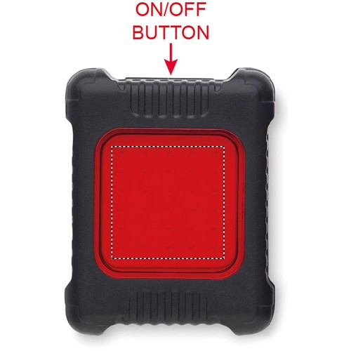 Emplacement de marquage : lampe rouge