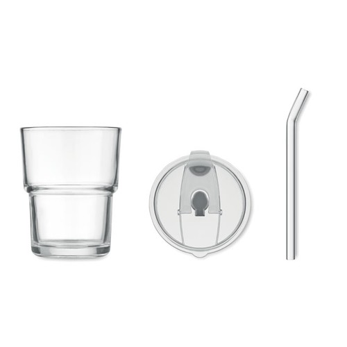 SIP Gobelet verre et paille 400ml - 4