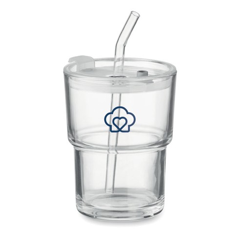 SIP Gobelet verre et paille 400ml - 5