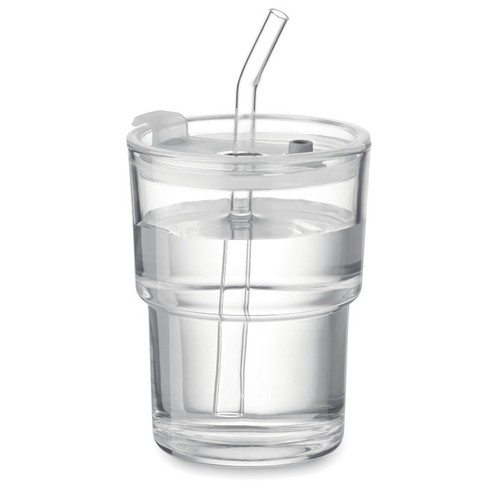 SIP Gobelet verre et paille 400ml - 3