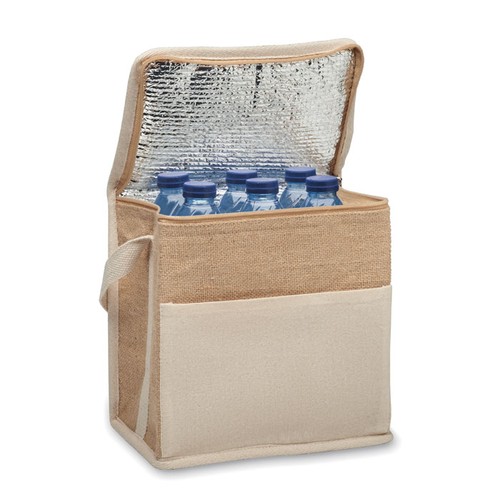 LONA Sac isotherme toile et jute 3L - 3