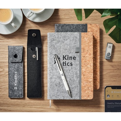 CENCIL Etui à crayons en feutre RPET - 4